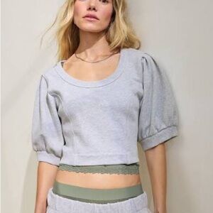 Aerie Seems Right Short Sleeve Sweatshirt